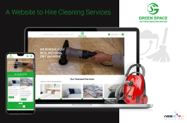 A Website to Hire Cleaning Services